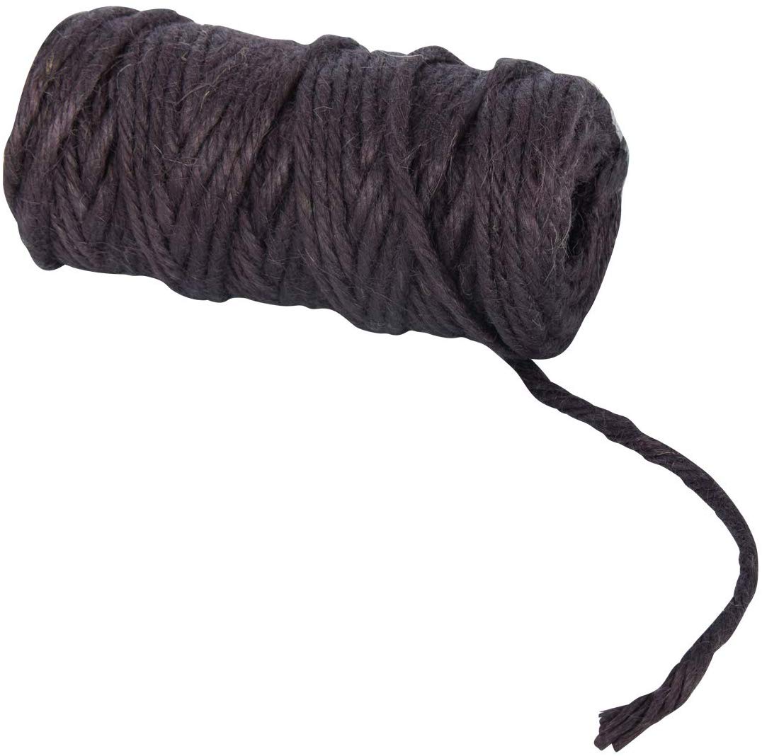 Rayher 4200405 Jute Twine 6Ply, Jute String for Craft Floristry and Decorations, Diameter 6mm, Length 35m, Dark Brown - Image 3