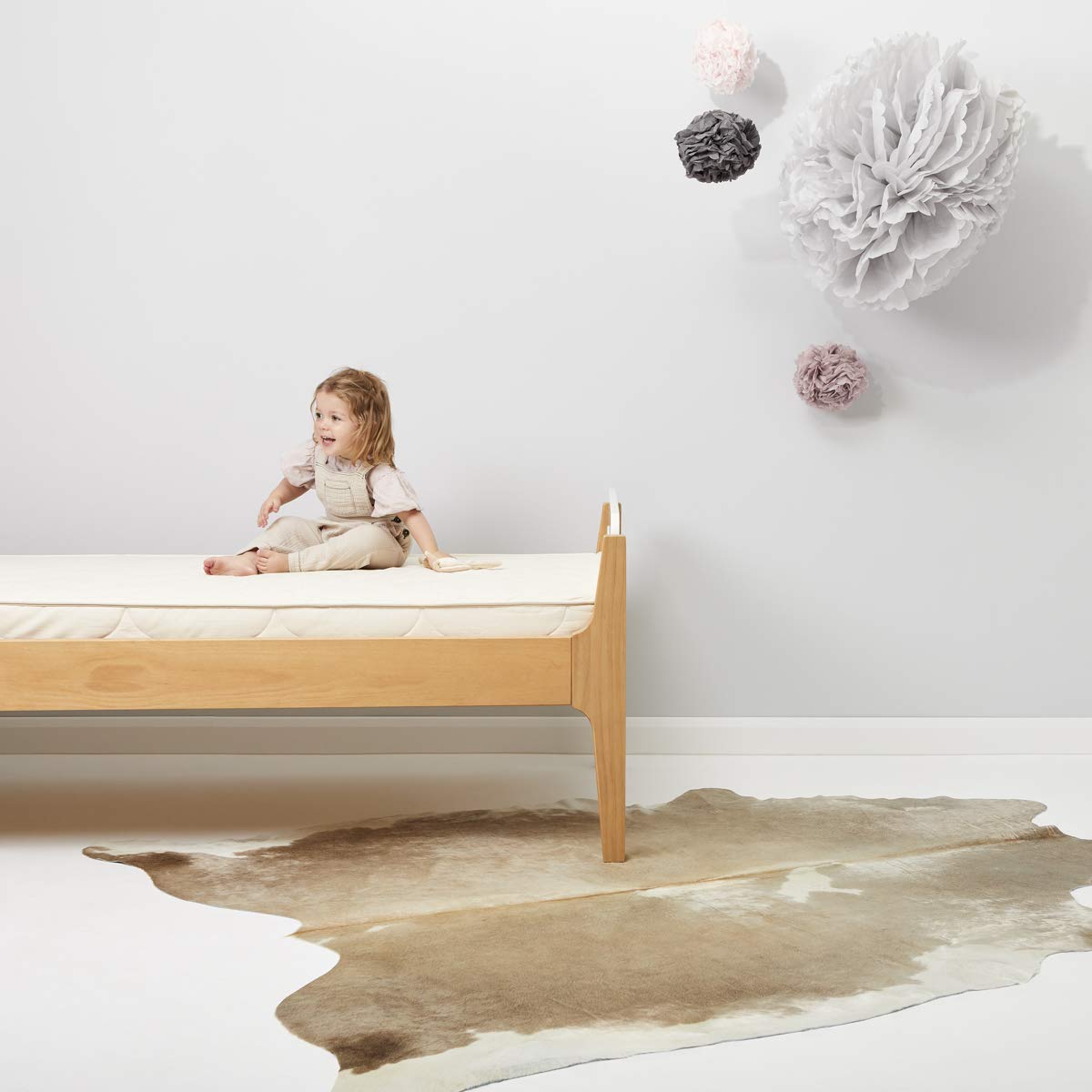 The Little Green Sheep Natural Twist Cotbed Mattress for (to fit Boori and Stokke Home - 132 x 70 cm) - Image 3