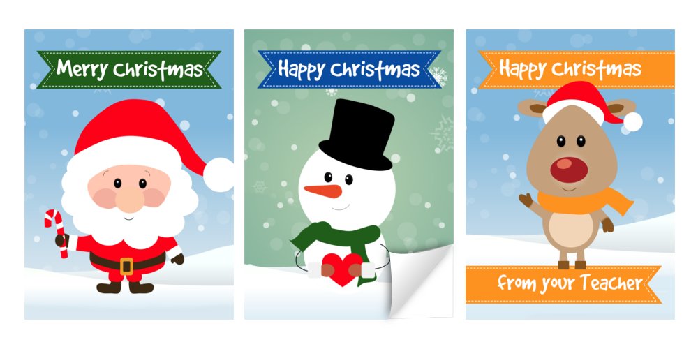 SuperStickers Christmas Notepad Variety Set (Pack of 36) 36 x A7 notepads DXNP14138, white, 213 x 207 mm