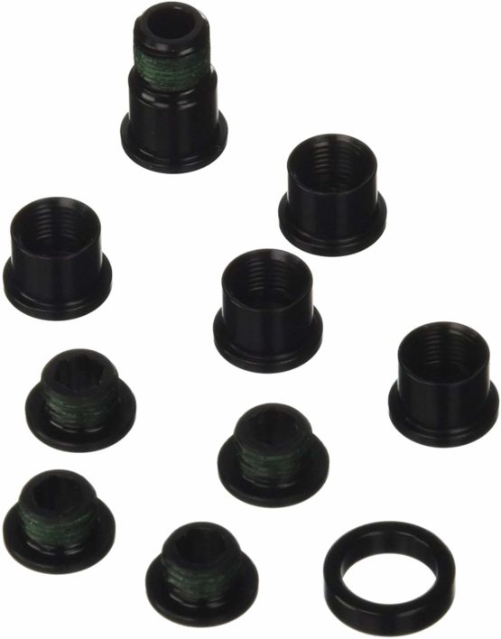 SRAM Chainring Bolt Kit 5 Arm for Red 2013 (Hidden Bolt), 11.6918.000.001 - Aluminium Black