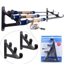 Croch Fishing Rod Wall Rack Horizontal Mounted on Ceiling Wall -Space Saving Organizer For Fishing Rod, Hiking Poles,Ski Poles,Hokey Sticks