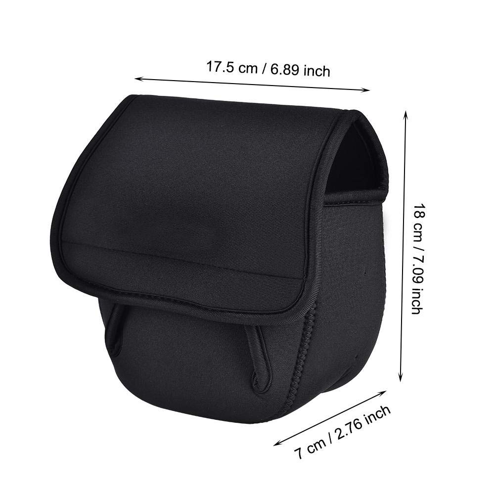 Alomejor Fishing Reel Bag Wheel Bag Reel Bag Fishing Pole Gear Tackle Tool Carry Case Carrier Travel Bag Storage Bag (S) - Image 2