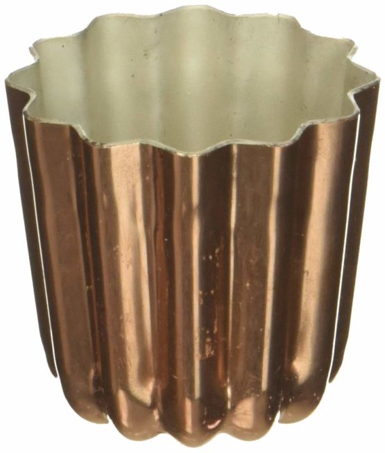 TINNED Copper "CANELES" Fluted Mold, O 1.75-Inch
