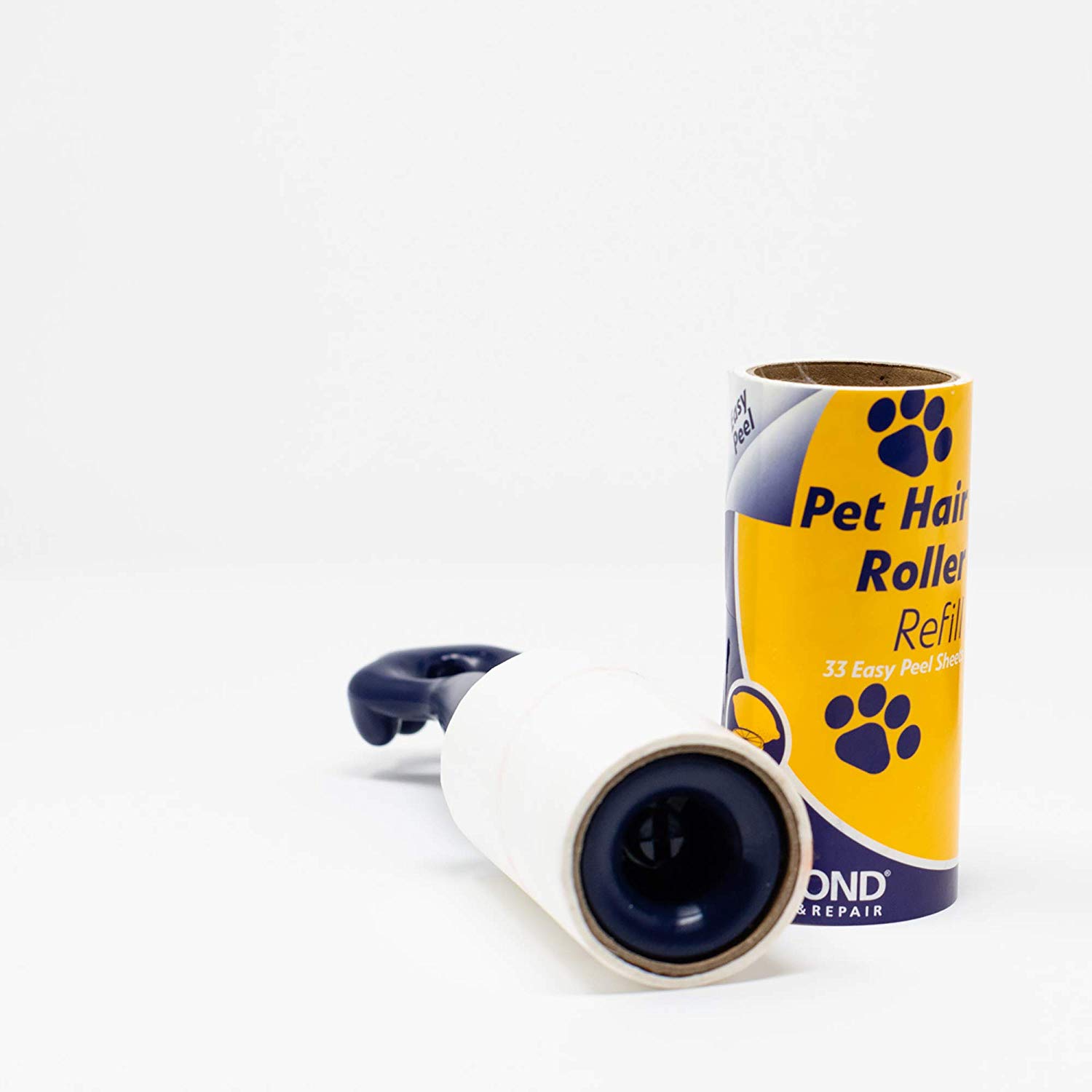 Korbond 4.9m Friendly Lint Roller-33 Sticky Citrus Scented Paper Sheets- Suitable for All Fabric Types-Removes Pet Hair from Any Surface and Clothes-No Residue - Image 3