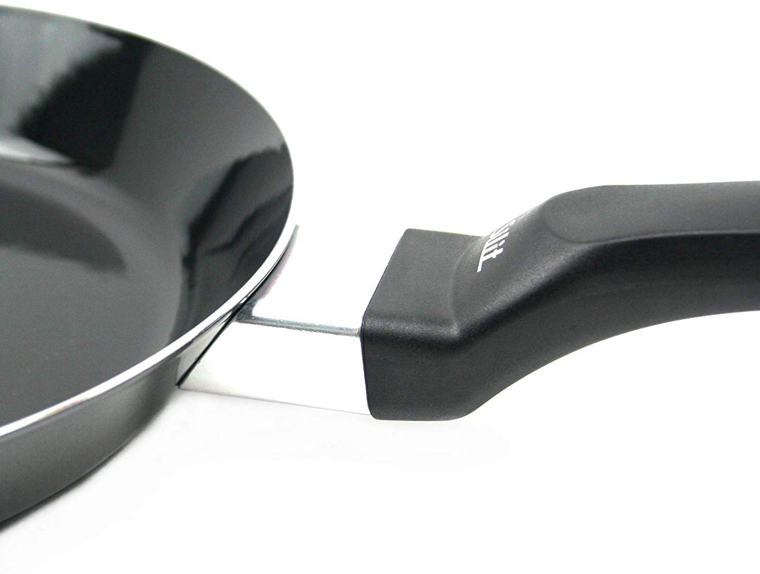 Silit 2110235194 Uncoated Professional with Flame Protection Silargan Functional Ceramic Frying Pan, Black, 28 cm - Image 3