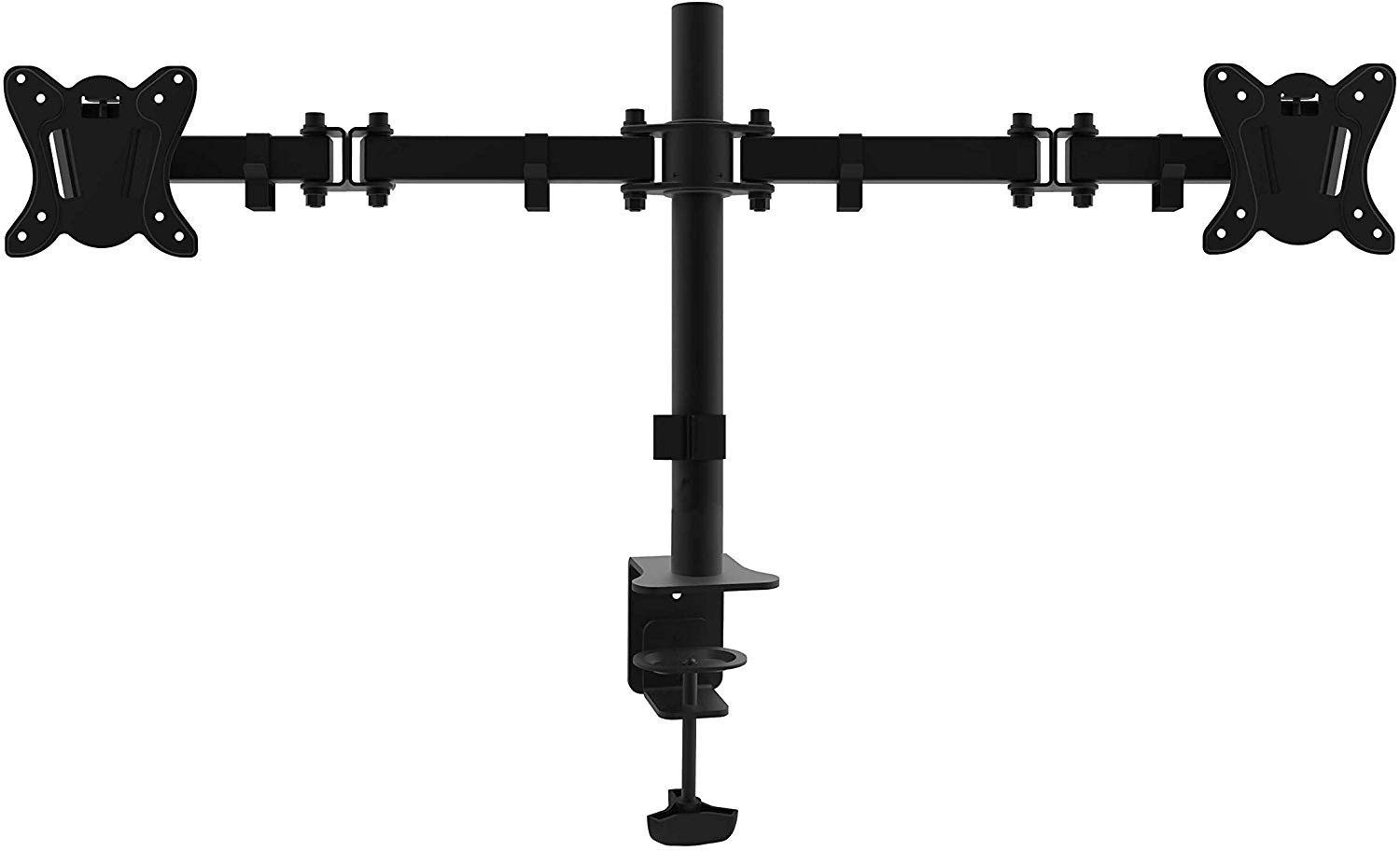 Equip Economy 650152 Steel LCD VESA Table Mount Dual 360ORotation, Black
