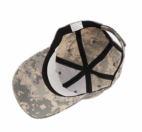 Baseball Cap Camo,Tactical Hat Unisex Army Military Camouflage Cap Men Women Multicam Style Caps for Hunting Fishing Camping Green - Image 4