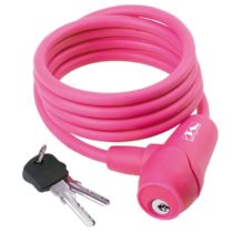 M-Wave Unisex's S 8.15 S Spiral Cable Lock, Pink