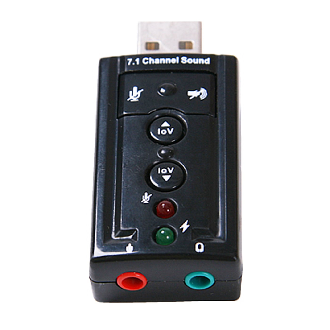 Dynamode USB-SOUND7, Portable USB Sound Card For Enhanced Media Experience- 7.1 Surround Sound, Deep Bass Sound - Image 3
