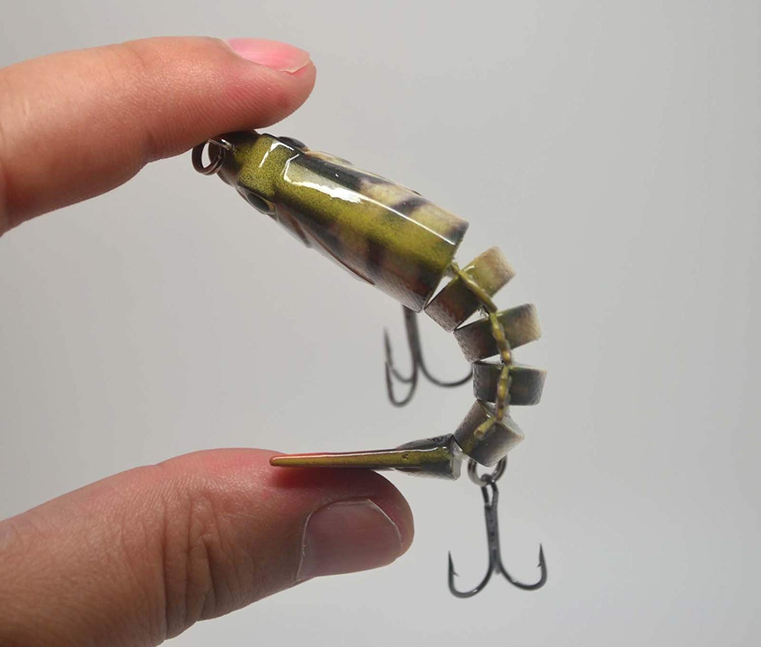 FISHIN ADDICT PERCH Swimbait Multi Jointed Fishing Lure realistic perch jack pattern and swim action 83mm 12 grams - Image 3