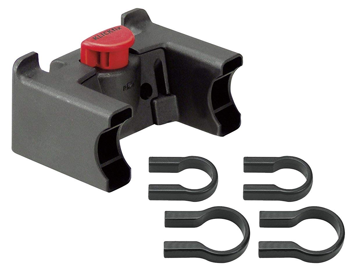 KLICKfix Rixen & Kaul Unisex's KlickFix Handlebar Adapter for Bar Bags and Baskets Multi-Colour, One Size