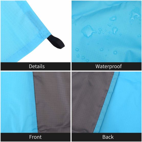 Beach Blanket Picnic Mat Camping Ground Mat Mattress 210 * 200cm Outdoor Blanket Ultralight Pocket Blanket Portable Picnic Mat Multifunctional Camping Baby Climb Ground Mat Mattress - Image 4