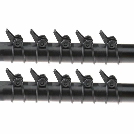 OTOTEC 10x Hooks For Fishing Rod Hook Keeper Fish Rods Tackle Accessory, Plastic + Rubber