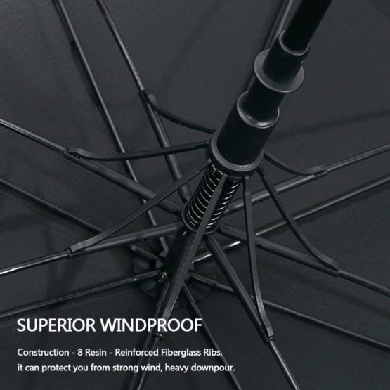 G4Free 55/61/69/72 Inch Golf Umbrella Windproof Double Canopy Extra Large Oversize Automatic Open Waterproof Umbrellas (Navy Blue, 72 inch) - Image 4