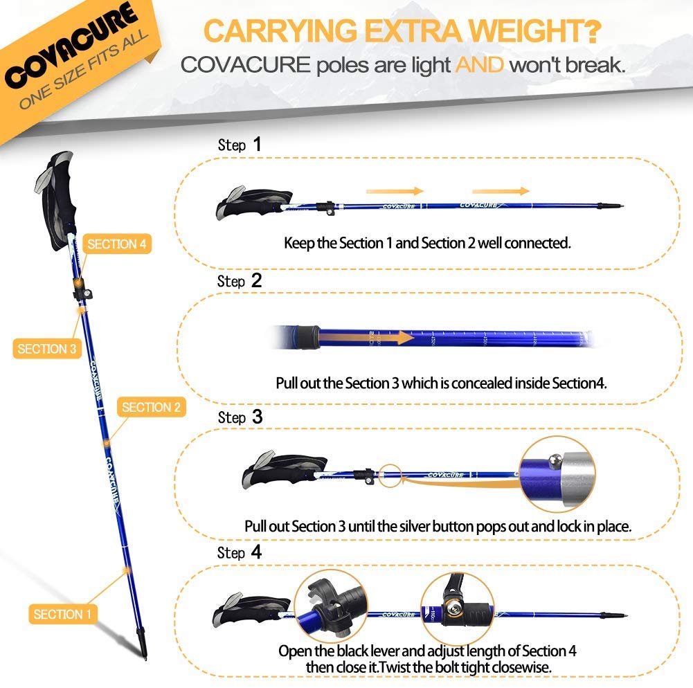 COVACURE Walking Poles - Image 3