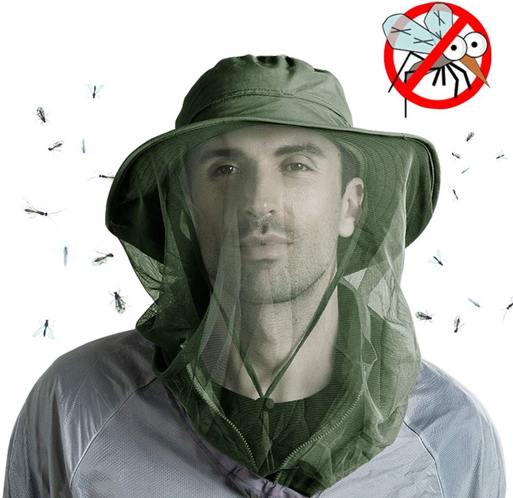 AYAMAYA Mosquito Head Net Hat, Quick Dry Bucket Sun Hat with Net Mesh for Men & Women - Image 4