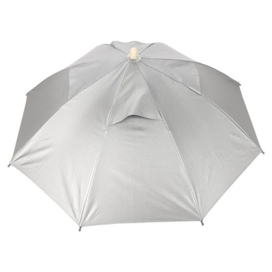 Alomejor Umbrella Cap/Hat Waterproof Outdoor Sun Shade Camping Hat for Fishing Hiking Beach Outdoor Activities