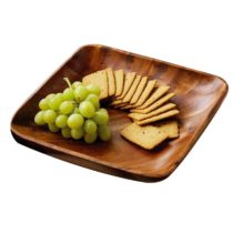 Premier Housewares Acacia Wood Square Serving Dish