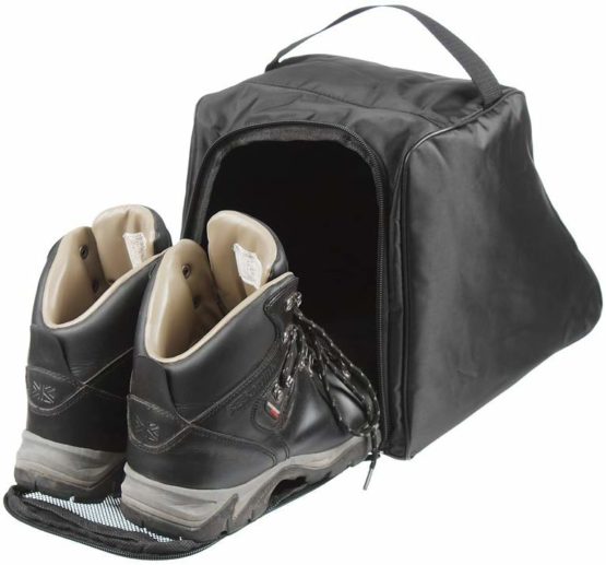 Case4Life Black Water Resistant Walking Boot Bag for Adults or Children. Ideal for Work Boots, Walking Boots, Hiking Boots Or Rugby/Football Boots.