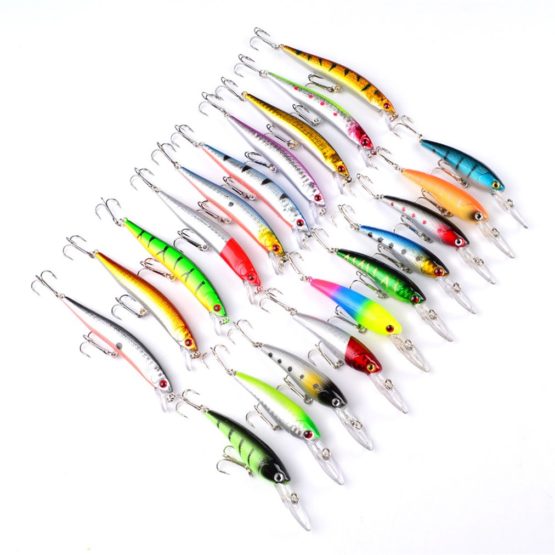 CHSEEO Fishing Lure Kits 20pcs Fishing Lure Set Fishing Baits Kit With Fishing Tackle Box Including Wobblers Swimbaits Crankbaits Spinnerbaits Artificial Lures for Freshwater Saltwater Fishing #3 - Image 3