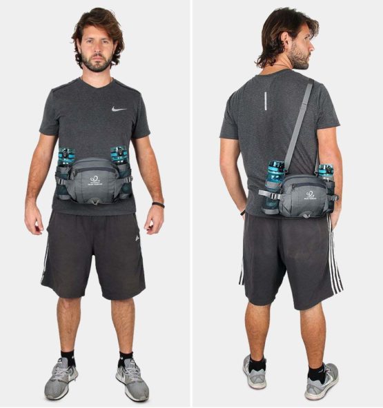 Waterfly Hiking Waist Pack Bum Bag Waist Bag with Bottle Holder Running Bag for Camping Climbing Travel Cycling and Dog Walking - Image 2