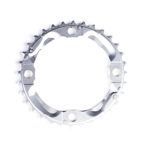 SHIMANO Spares FC-M430-8 Chainring and Protector, 32T, Silver