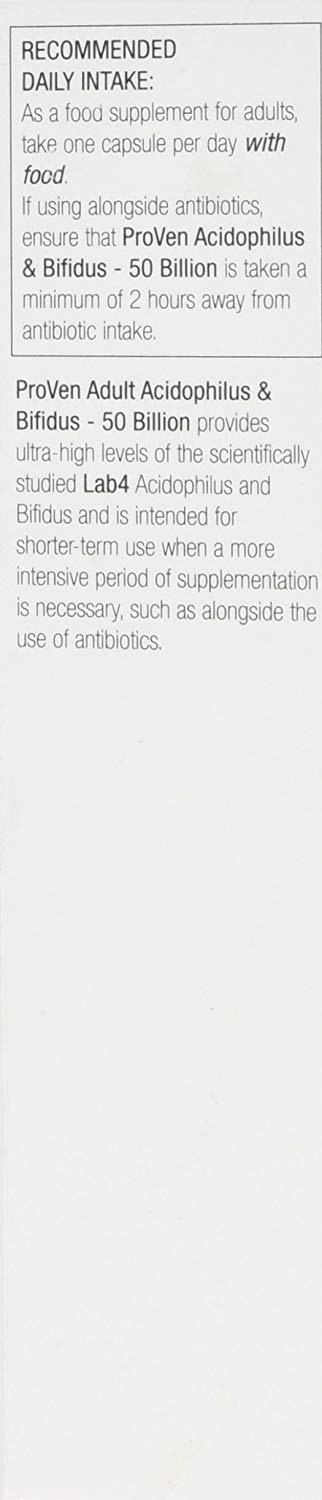 Pro-Ven 50 Billion Probiotics for Adults, White, 14 count (Pack of 1) - Image 4