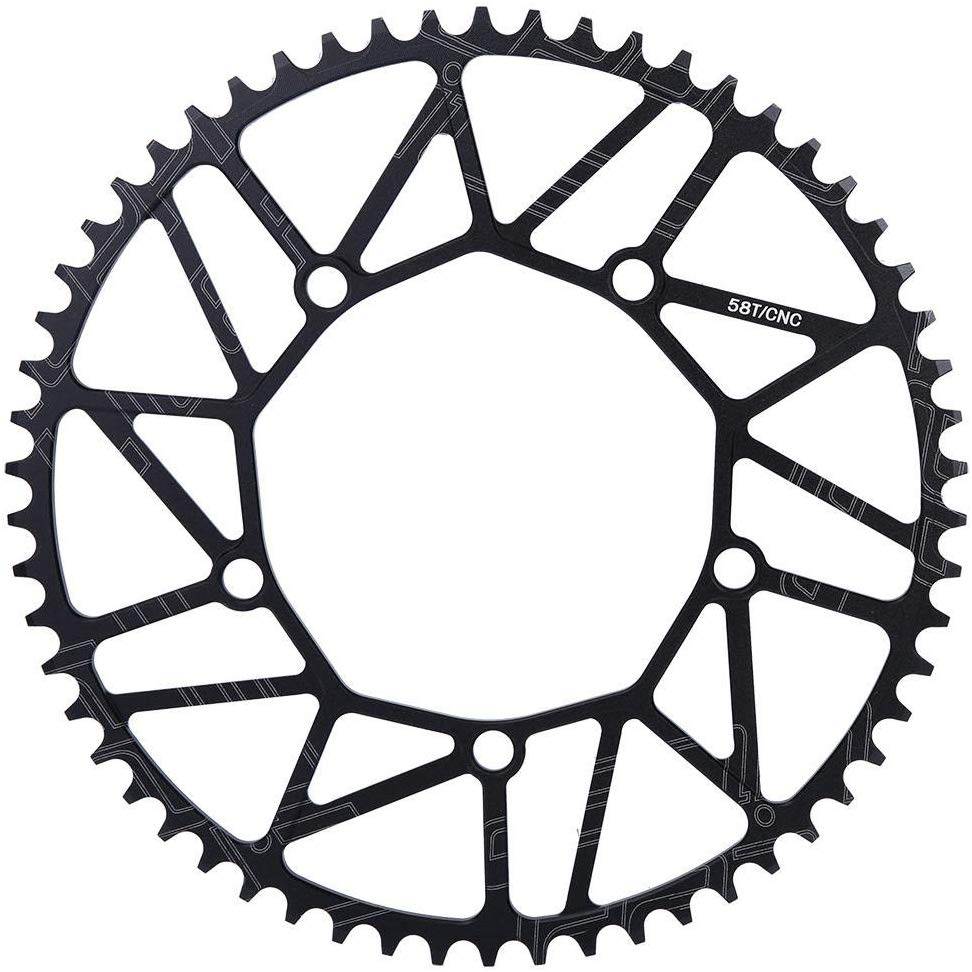 VGEBY1 Bike Chain Wheel, 58T 130BCD Bike Single Speed Chainring for Most Bicycle Road Bike Mountain Bike(58T)