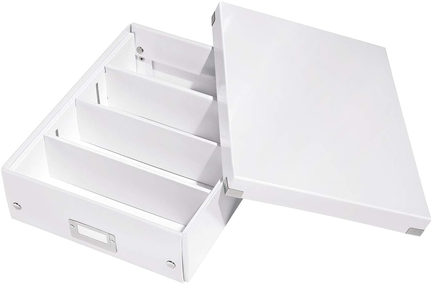 Leitz Organiser Box, Click and Store Range 60580001 - Medium, White - Image 2