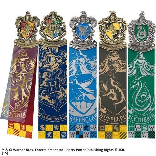 Harry Potter Crest Bookmark Collection by The Noble Collection, Gold - Image 4