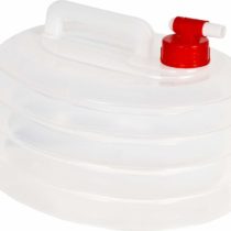 Trespass Squeezebox, Clear, Foldable Water Carrier 6L, White