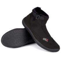 Osprey OSX Aqua Wetsuit Boots for Adults, Adjustable Surf Shoes with TPR Sole for Men Women, Black