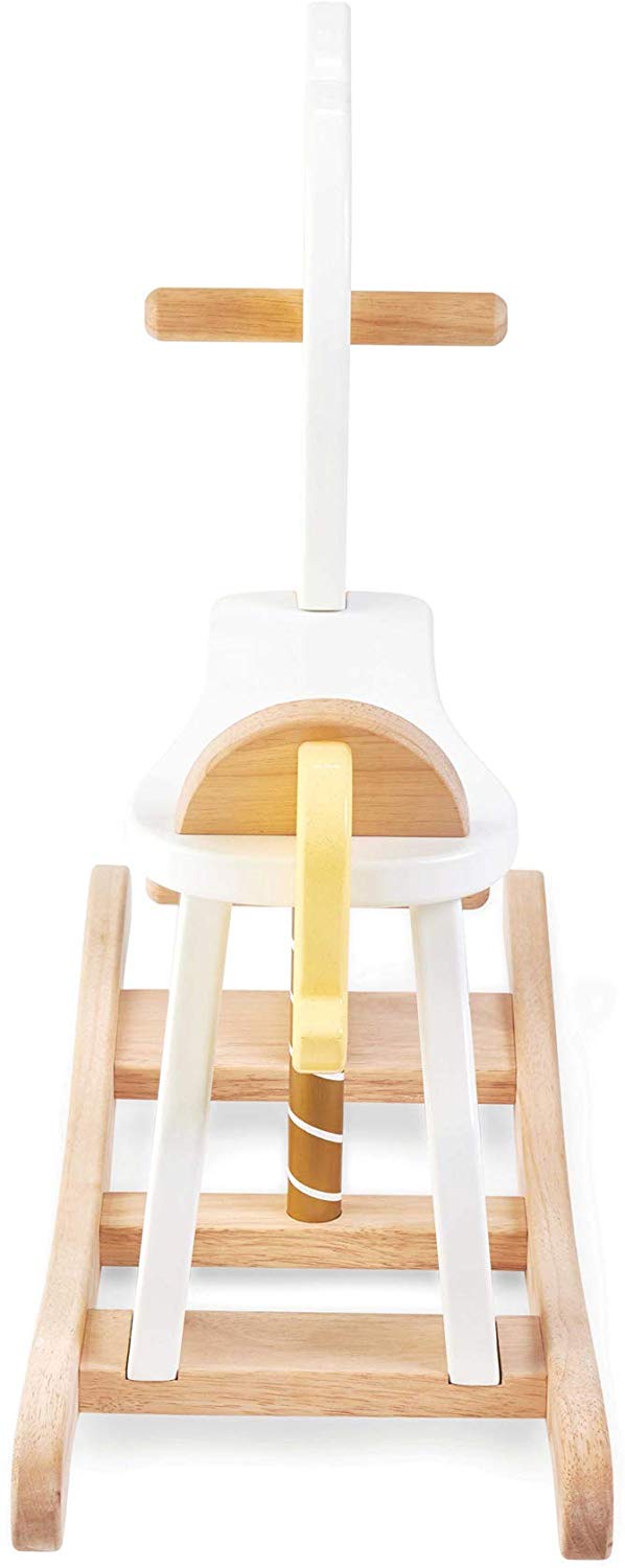 Le Toy Van - Petilou Wooden Multi-Sensory Colourful Wooden Pastel Rocking Unicorn Carousel Toy For Toddlers - Image 3