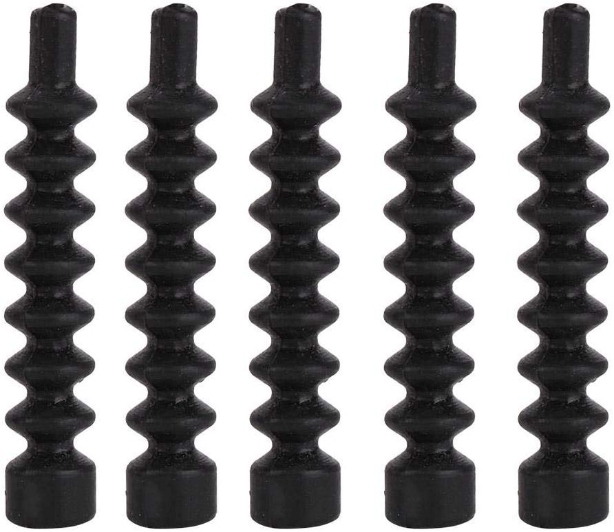 Bike V Brake Boot, 5Pcs Rubber Mountain Bike V Brake Boots Protective Sleeve Cover, Black