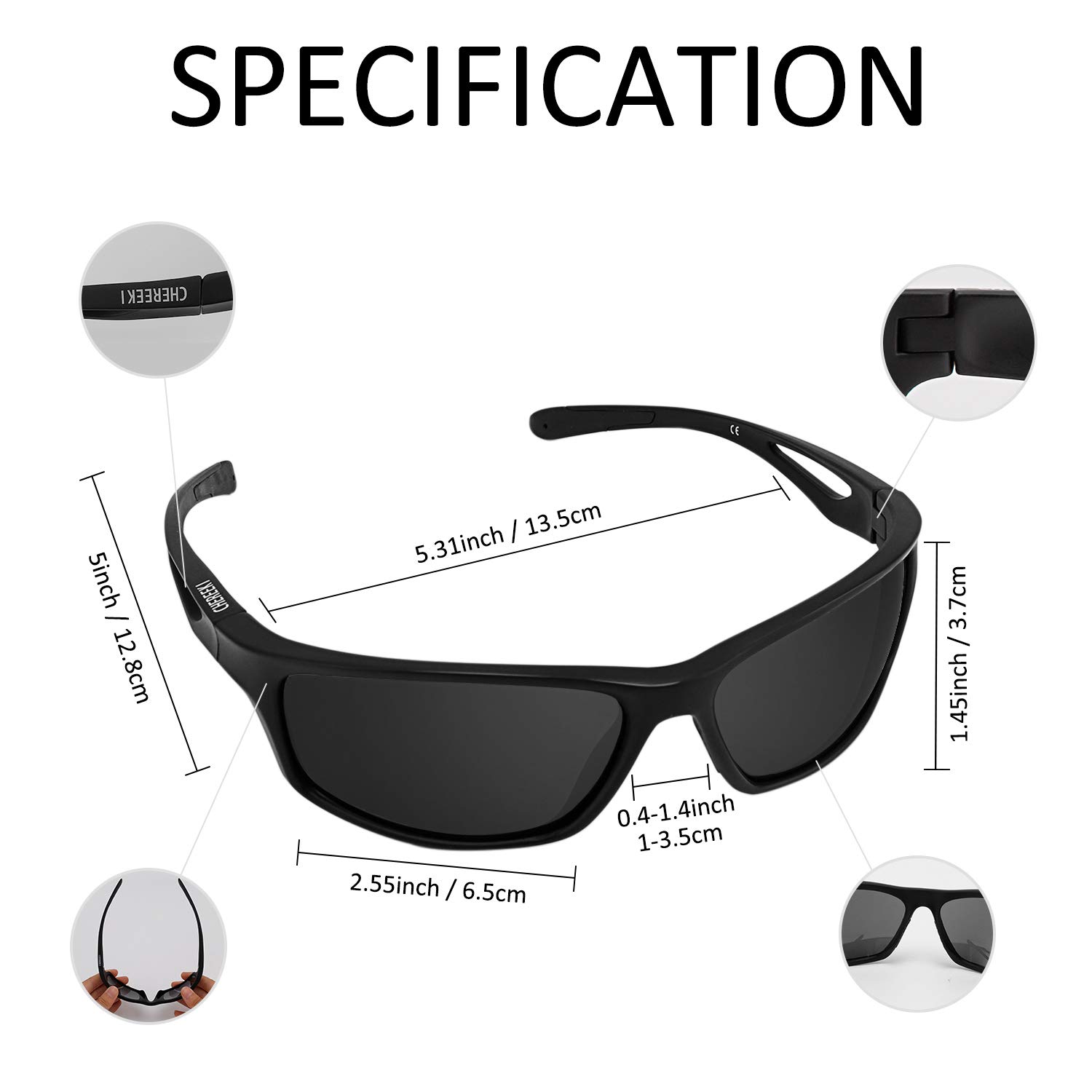 CHEREEKI Sports Sunglasses - Image 2