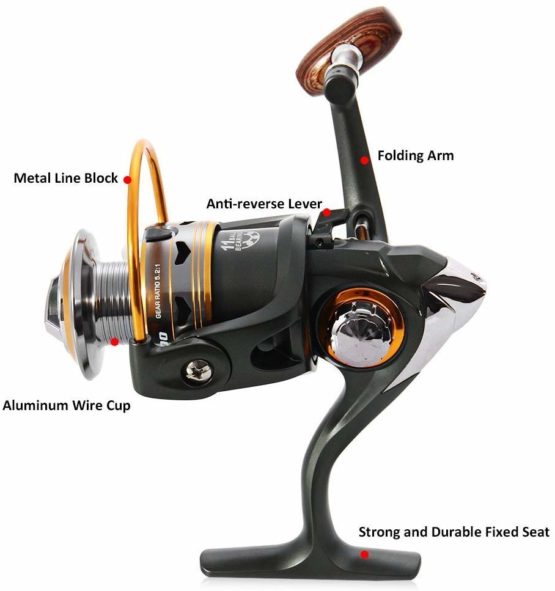 BNTTEAM Boat Rock Spinning Fishing Reel 12BB 5.2 : 1 Metal Carp Fishing Wheel Spinning Reel 1000 2000 3000 4000 5000 6000 7000Series - Image 2