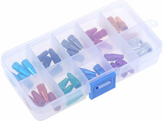 TsunNee French Tyre Caps, Bicycle Tire Valve Caps, Cycling Valve Covers, Aluminum Alloy Bike Dust Caps, 10 color, 40 Pieces - Image 4