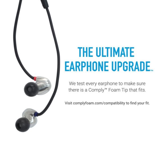 Comply Tsx-200 BLK medium earbuds x3 - Image 2