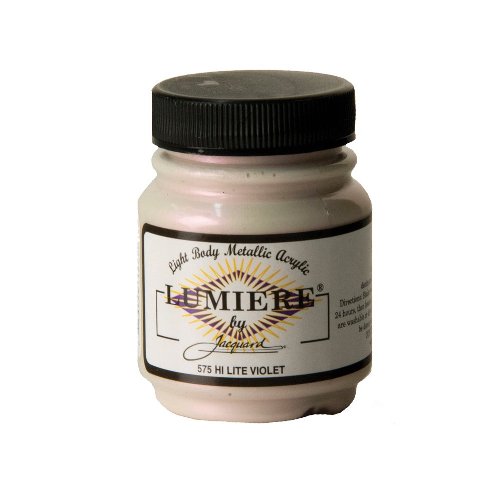 Jacquard Lumiere Paint Hi-Lite Violet 2.25Oz, 70 ml (Pack of 1)