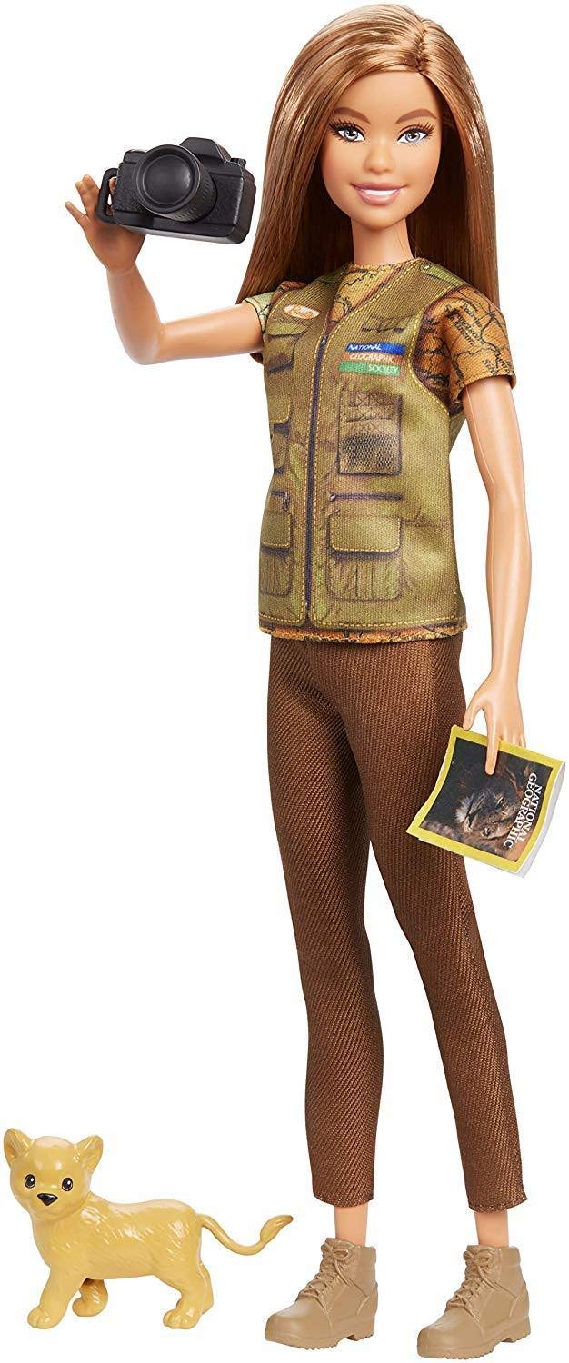 Barbie Photojournalist Doll, Multicolor