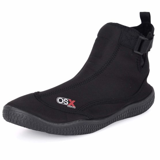 Osprey OSX Aqua Wetsuit Boots for Adults, Adjustable Surf Shoes with TPR Sole for Men Women, Black - Image 2