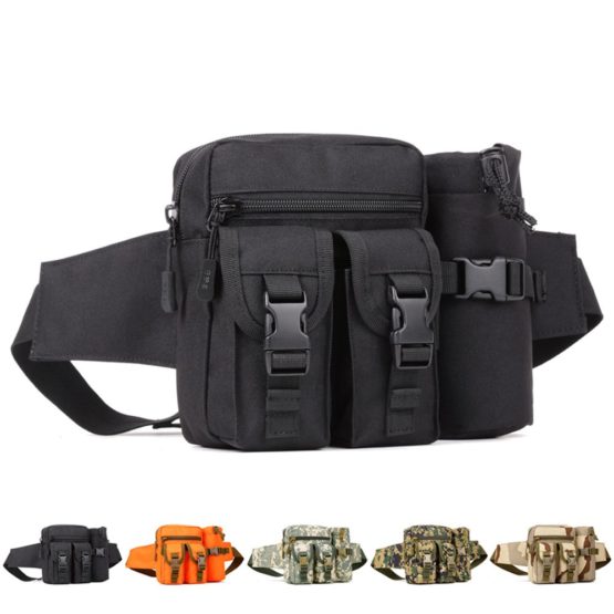 YUHAN Hiking Waistpacks Outdoors Tactical Waist Pack Pouch Water Bottle Pocket Holder Molle Hip Belt Bag