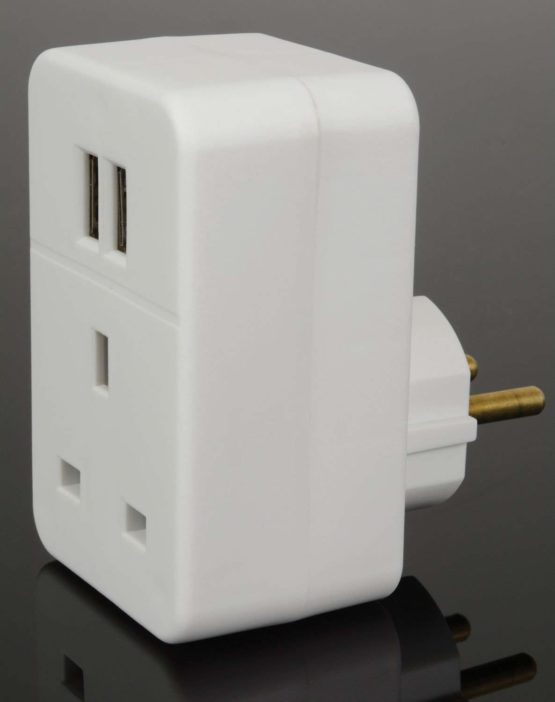 Mercury UK to Europe Travel Adaptor with Twin USB - Image 3
