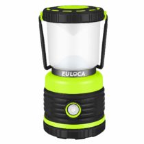 EULOCA Portable LED Camping Lantern, Massive Brightness with Fully Adjustable 360 Arc Lighting 1200lm, Dimmable, 4 Lighting Modes, Tent Light for Home, bivvy, Garden, Outdoor, Hiking, Fishing