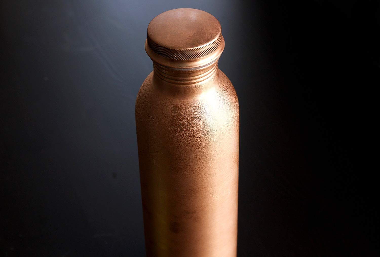 Kosdeg Copper Water Bottle 1 Liter / 34 Oz Extra Large, An Ayurvedic Pure Copper Vessel, Drink More Water - Image 2