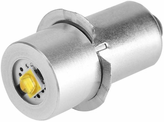 LED Torch Bulb, P13.5S 3W Upgrade Conversion Flashlight Replacement Bulb Mini Head Lamp Torchlight Bulbs Light Accessories(3V-12V White)