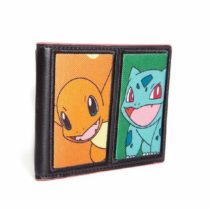 Bioworld Pokemon Starting Characters Bi-Fold Wallet Coin Pouch, 12 cm, Multi Colour