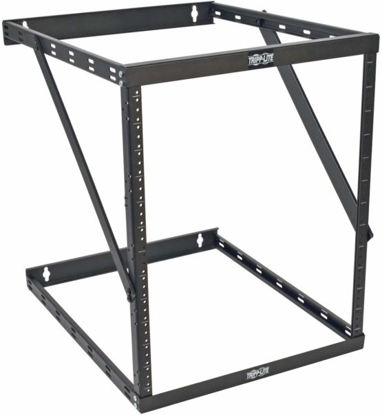Tripp Lite 8U 12U 22U 2 Post Open Frame Rack Cabinet Expandable 23.5" Depth (SRWO8U22DP)