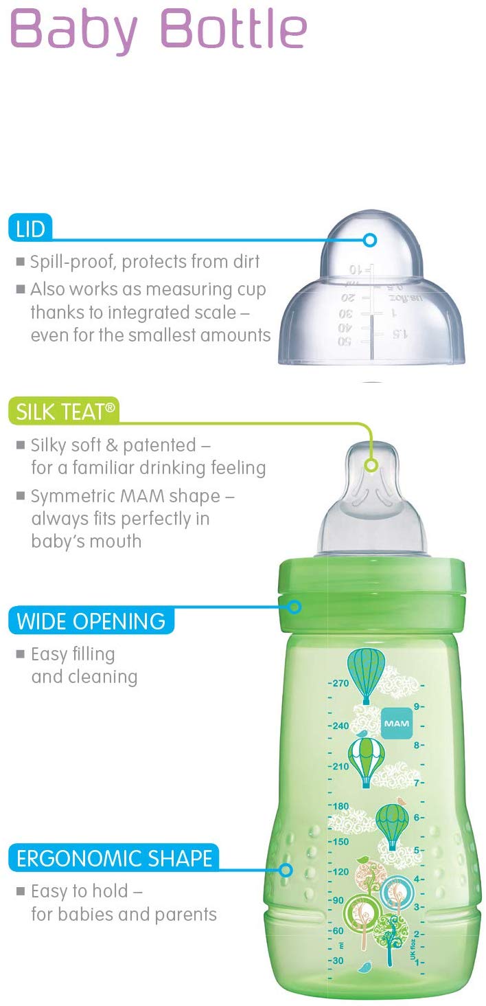 MAM Easy Active Bottles, Pink - Image 2