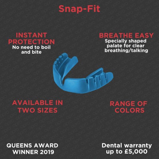 Opro Snap-Fit Instant Gum Shield for Rugby, Hockey, MMA, Lacrosse, Contact Sports – Dental Warranty, No Moulding Needed, Easy and Instant Fit - Image 2